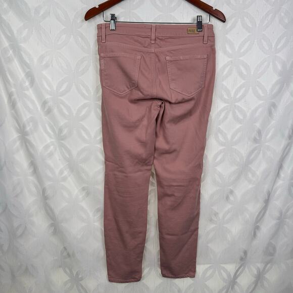 Paige Verdugo Ankle Soft Pink Jeans Size 27 - Picture 5 of 8